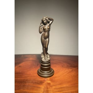 Venus skulptur af patineret bronze - nr. 425450