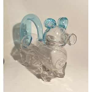 Flot glas snapsehund - nr. 01905