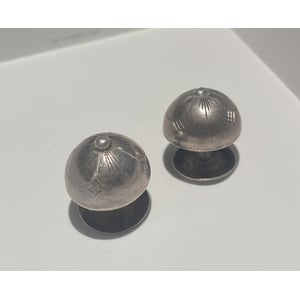 Et par sølv manchetknapper stemplet 830s - nr. 09700