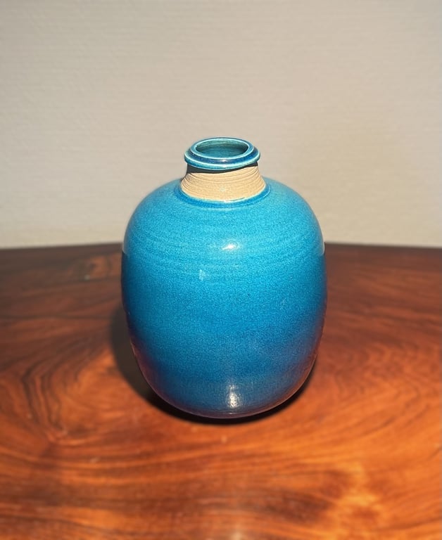 Flot Kahler stentøj vase - nr. 123456