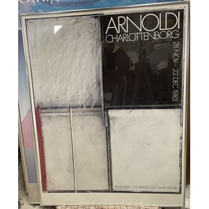Flot Per Arnoldi kunstplakat fra Charlottenborg 1983 - nr. 09135