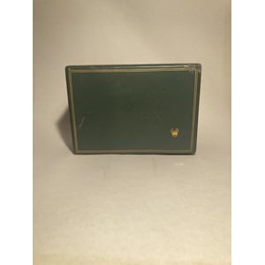 Rolex-ur box med grønt læder - nr. 01378