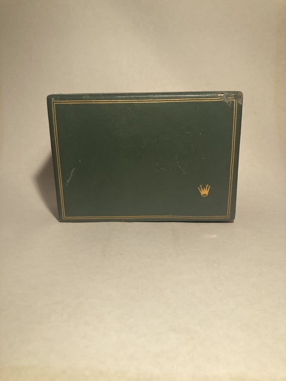 Rolex-ur box med grønt læder - nr. 01378