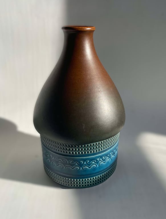 Flot Stor West Germany keramik vase - nr. 225450