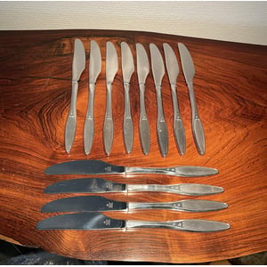 Henning Seidelin sølv knive “Kongelys” for Frigast - nr. 560880
