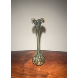 Václav Štěpánek design – Jelzett glasvase i Loetz-stil - nr. 09764439h
