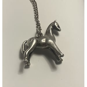 Sølv hest vedhæng - nr. 02130