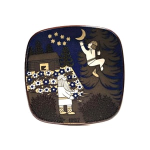 Kalevala Arabia Finland 1987 Collector Plate by Raija Uosikkinen, Wall Plate