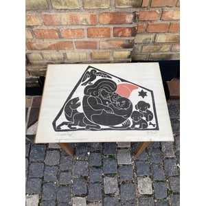 Flot vintage grafisk særtryk af Henry Heerup - nr. 01021