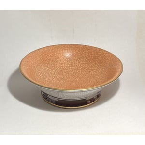 Flot gammel porcelæn/krakele skål fra Bing & Grøndahl - nr. 01750