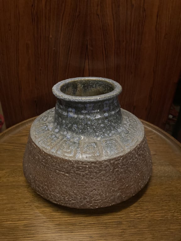 Flot Niels Erling Heerfordt stentøjs vase - nr. 01494