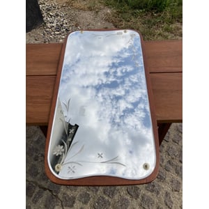 Flot teak spejl - nr. 0220
