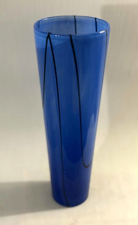Tall Flower vase "Woodlands" by Swedish artist Anna Ehrner