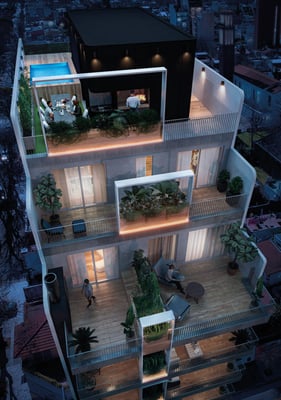 Venta Dpto. 3 Ambientes C/  doble Balcón aterrazado y parrilla — foto 4