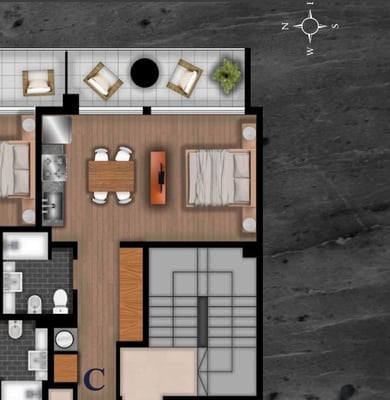 Venta Mono en pozo en Belgrano - Entrega Dic 2027 — foto 2