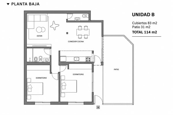 Venta PH 3 Amb. a Estrenar | Patio y Entrada Indep. | Florida Oeste — foto 2