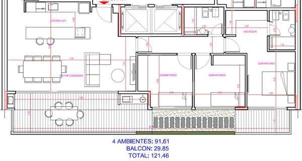 Venta Depto 4 amb. en pozo - Piso 3 - Villa Urquiza - Julio 2028 — foto 2