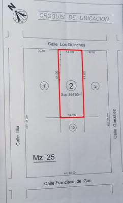 VENTA LOTE SAN VICENTE LA MERCED 595M2 — foto 4