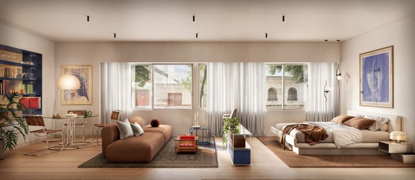 Departamento 2 ambientes a estrenar en Chacarita - Distrito Elcano — foto 2
