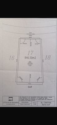 LOTE EN VENTA EL CANTON BARRIO GOLF ESCOBAR  846 m2 — foto 3
