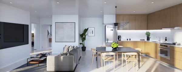 Departamento 3 ambientes a estrenar Distrito Nueva Lynch piso 18 — foto 2