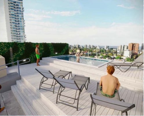 VENTA DEPTO 2 AMB CON PATIO/  AMENITIES. — foto 2
