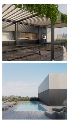 3 Amb. Cerviño 3900. Palermo Chico. en Construcc. Amenities — foto 5