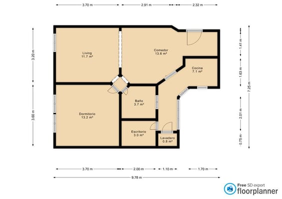 VENTA DEPARTAMENTO 3 AMBIENTES.  CONSTITUCION — foto 2