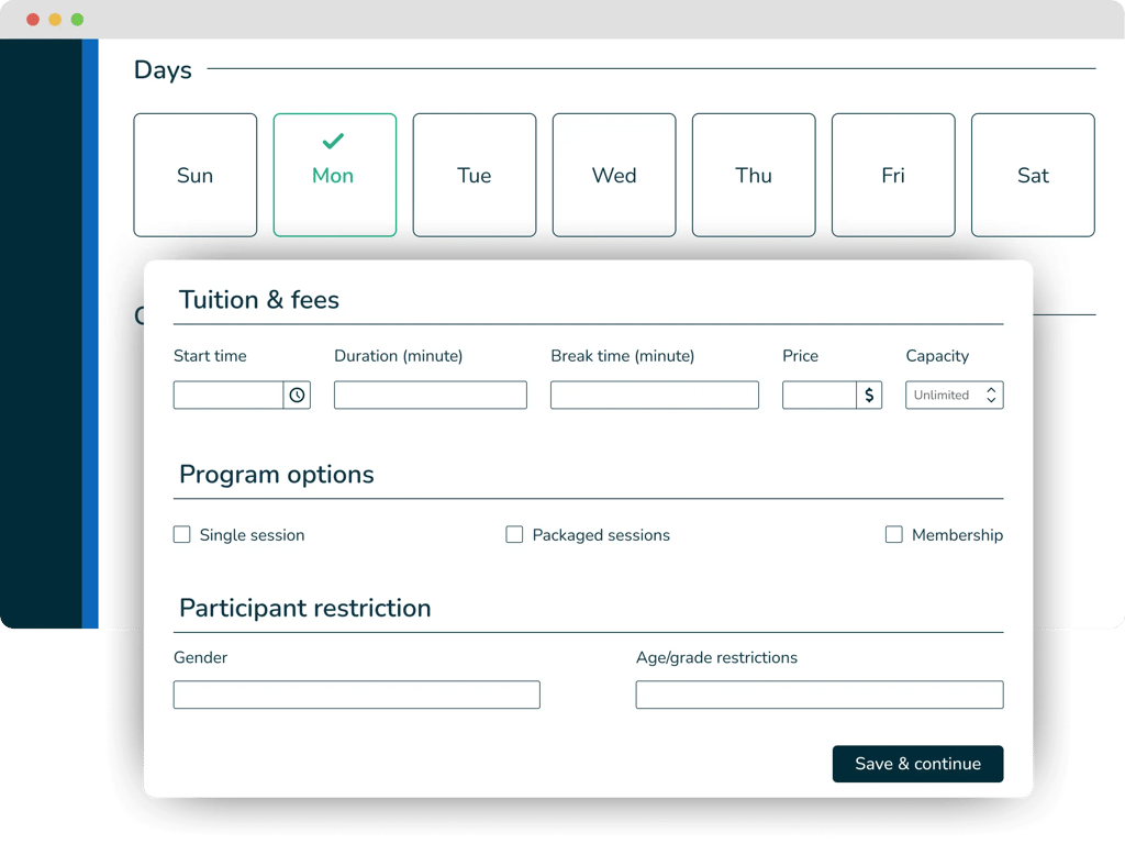 scheduling program