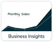 business insights and monthly sales