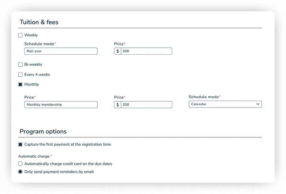 Subscription Music Program