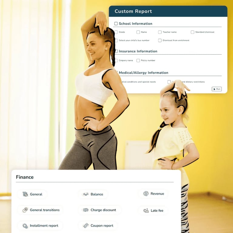 dance class reports
