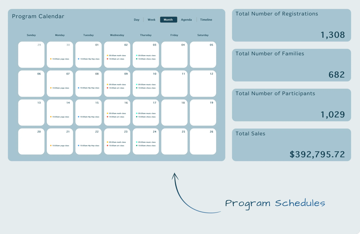 program calendar