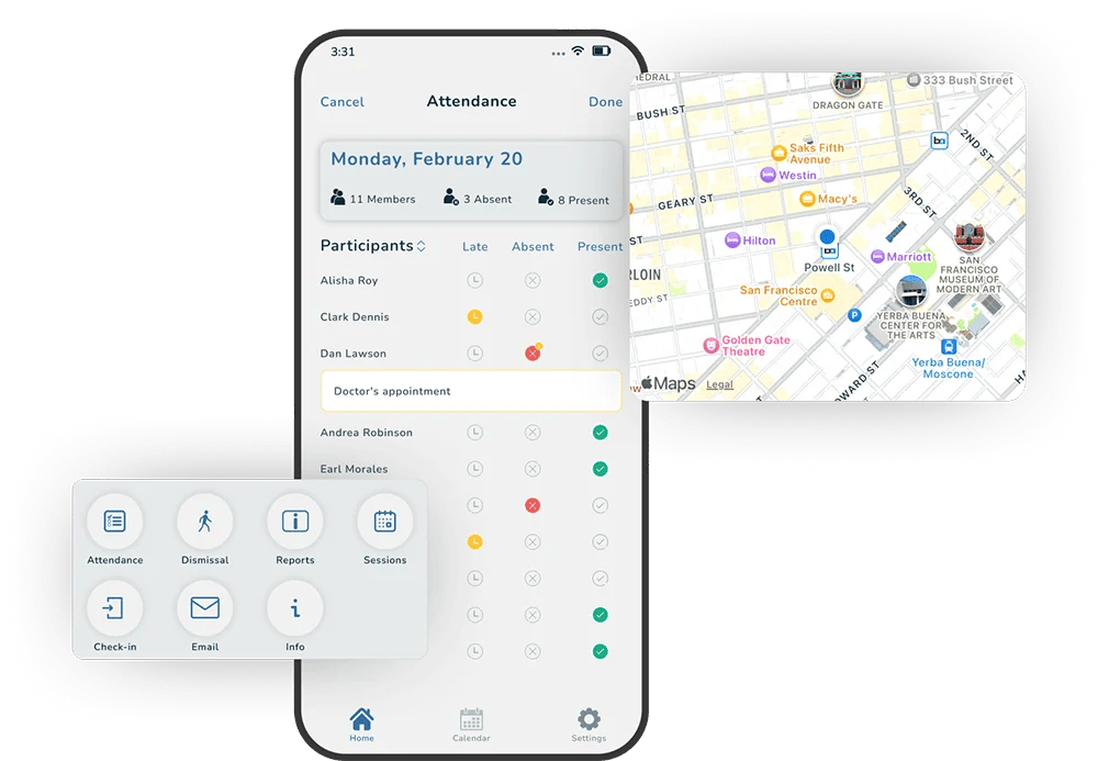 mobile app for manage music classes