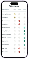 attendance app for classes and camps