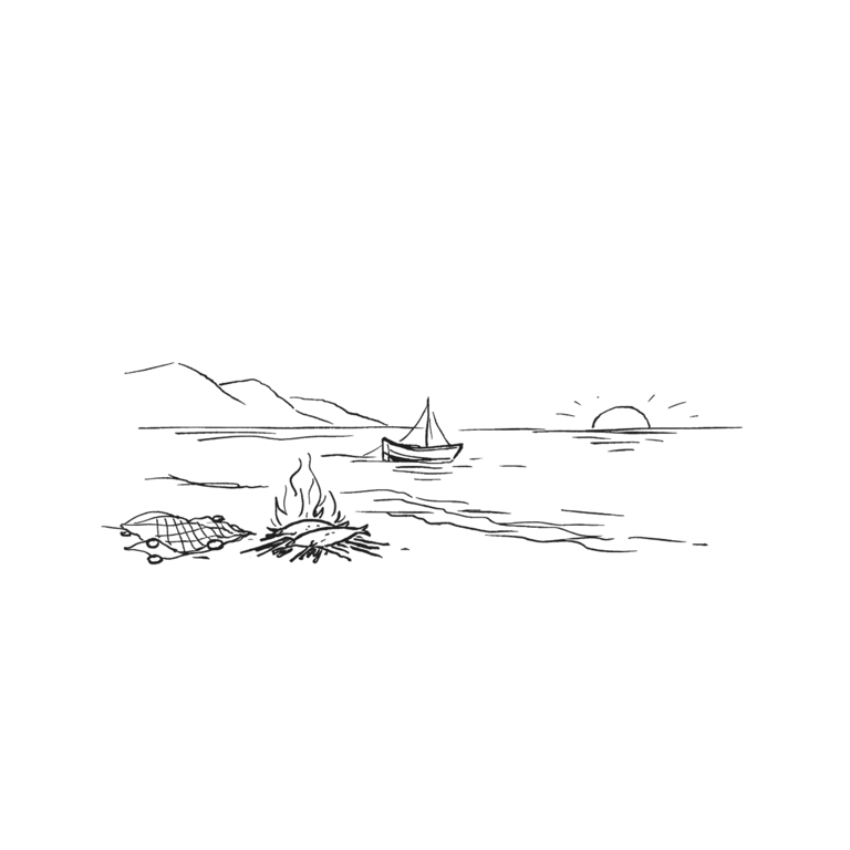 Jesus Appears to Seven Disciples artwork