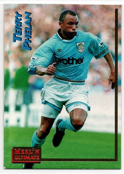 Merlin Ultimate Terry Phelan Manchester City No.117, Premier League 1995-96