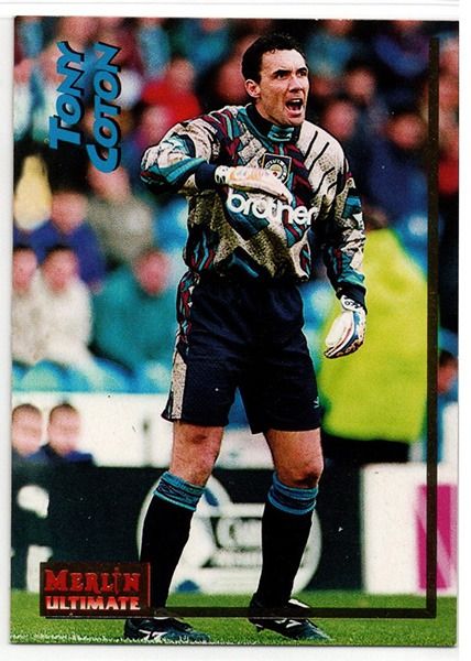 Merlin Ultimate Tony Coton Manchester City No.118, Premier League 1995-96