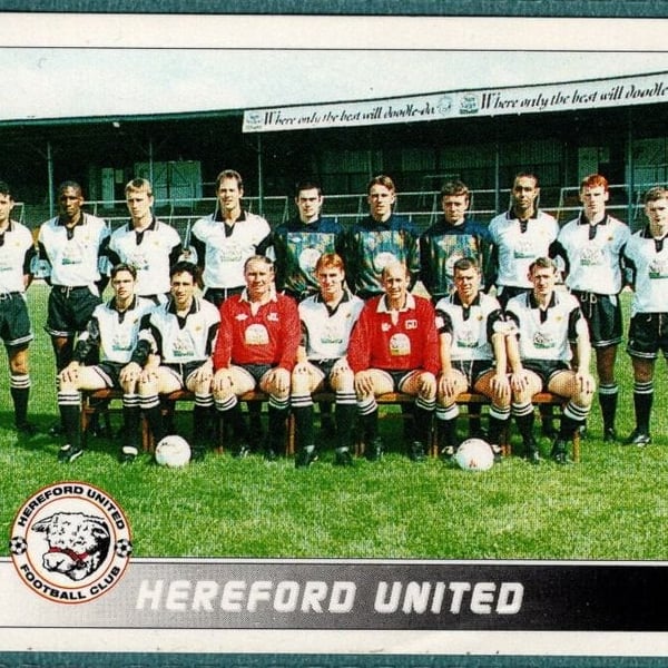 Panini Sticker Hereford United Team Photo No.579