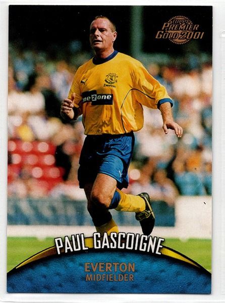 Paul Gascoigne Everton FC, No.45