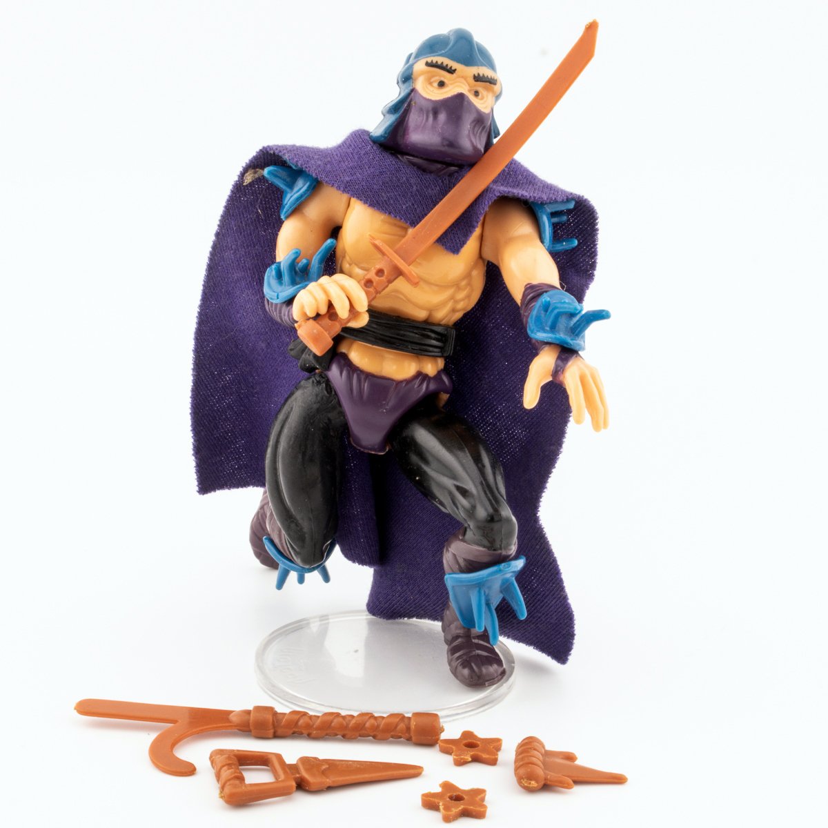 Superb Vintage TMNT Shredder 1988 Playmates Action Figure