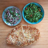 Kepekli Kaşarlı Lahmacun