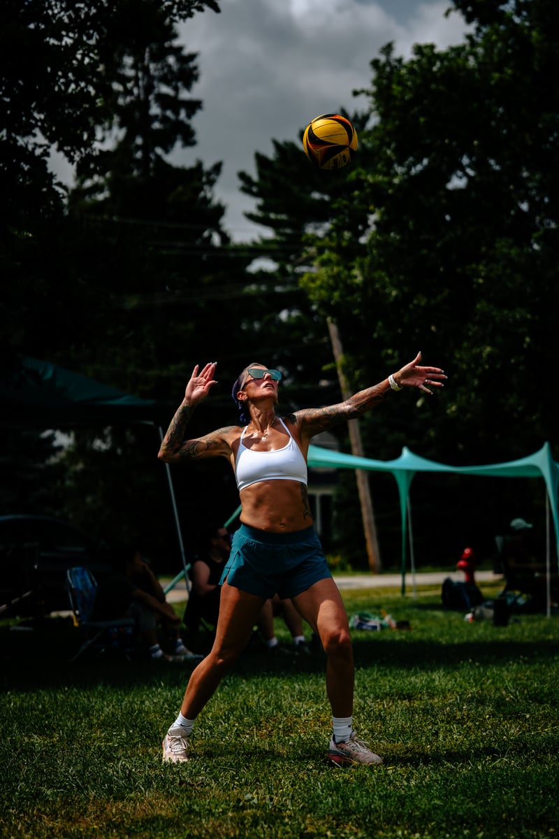 Krush Reverse Co-Ed 2 - beach volleyball spike