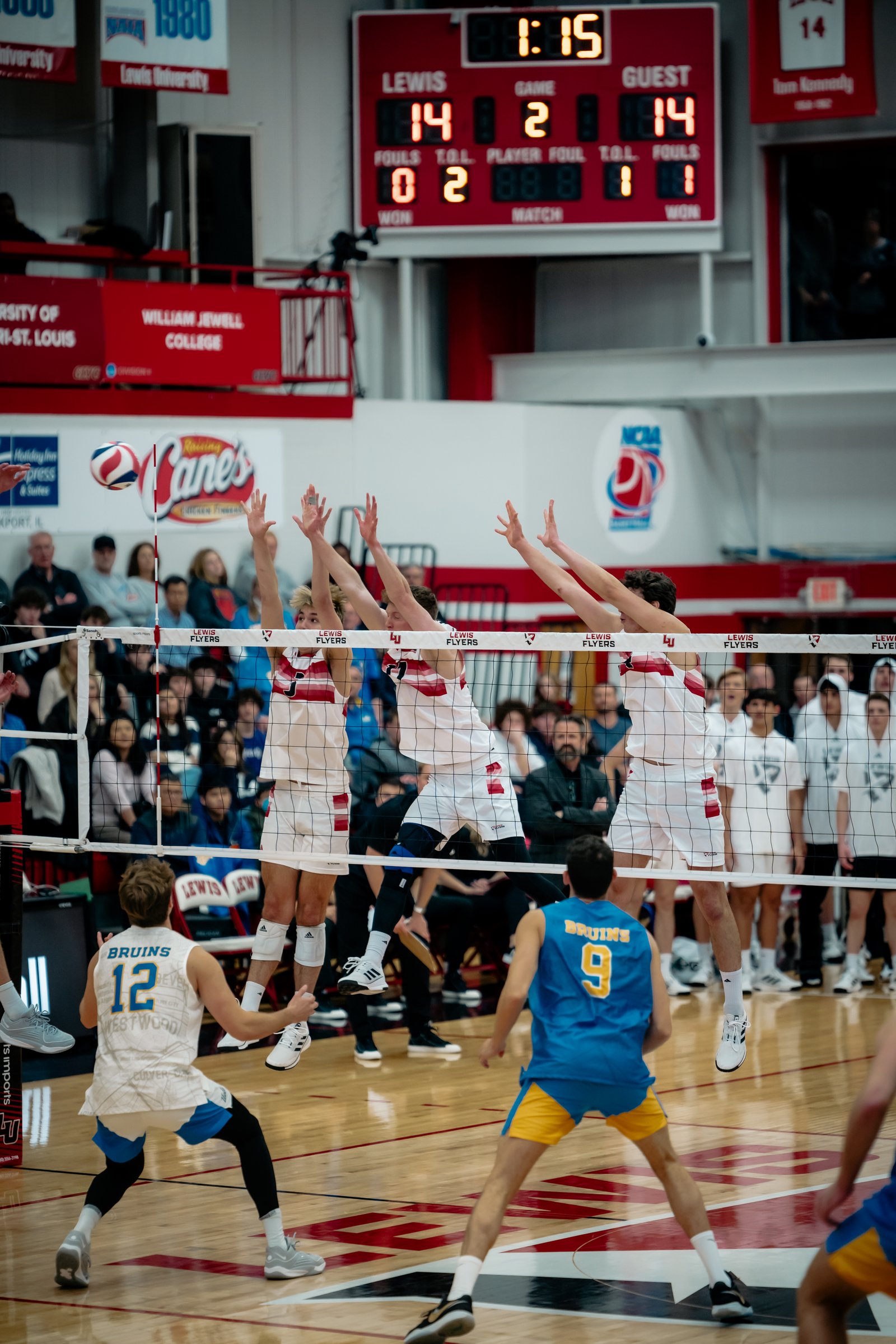 2024 Men's VB - Lewis vs UCLA 11-Jan