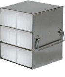 Upright Freezer Racks for 50-Cell 0.5ml & 1.5ml Microtube Boxes - Rack Only - 3 Boxes High x 2 Boxes Deep