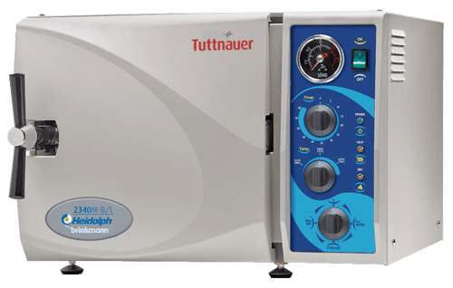 Tuttnauer Benchtop Analog Steam Sterilizer Model 2340M (120V)