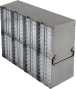 Upright Freezer Racks for 96-Well and 384-Well Plates with Locking Rod - Rack Only (64-80 Plates)