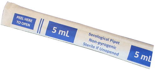 Sterile Serological Pipette (Capacity: 5ml; Individually Wrapped)