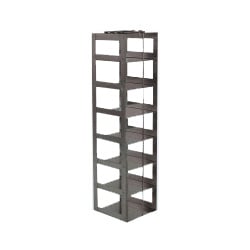 Stainless Steel Chest Freezer Rack for MATRIX Boxes, FluidX Boxes & Micronic Racks – 8 Box Capacity – 20.18″ (H) x 3.625″ (D)