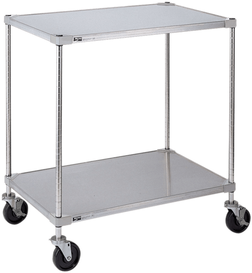 Metro Autoclavable Lab Cart - 2 Shelf Unit - 18" (W)